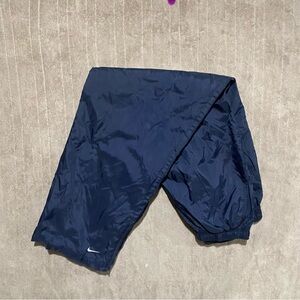 VTG 90s Y2K Nike Basketball Windbreaker Track Pants Men’s Navy Zip Ankle Baggy